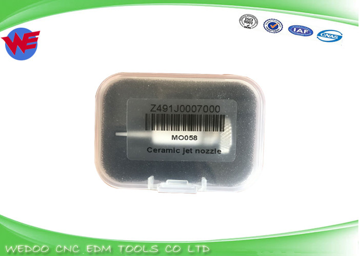 Stainless Makino EDM Parts Z491J0007000 Water Jet Nozzle ID= 2.0*0.6mm Needle