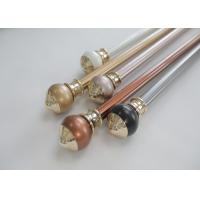 Buy cheap Zinc Alloy Simple Style 5.8 Metres Extra Long Black Curtain Rod product
