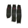 Buy cheap Natural Black Remy Virgin Human Hair Extensions Straight Type from wholesalers