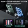 Buy cheap Metal Ambient Light Strong Magnetic Stable Wireless Charging Car Phone Holder Fast Charging One-Handed Operation from wholesalers