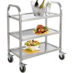 RK Bakeware China Foodservice NSF Winco Suc-30 3-Tier Stainless Steel Food
