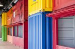 Small Shipping Container Homes With Balcony 20ft Steel Thickness 3mm Column