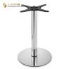 Buy cheap 72cm Height Metal Pedestal Table Base Coffee Shop Stainless Steel Table Bases from wholesalers