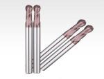 PM - 2B - R0.5S ~ R10.0 Carbide Ball Nose End Mill 30 Degree Helical Angle