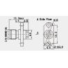 Buy cheap Brass K2.92 Female 2-hole Flange RF Coaxial Connector for 2#Semi-rigid/flexible Cable from wholesalers