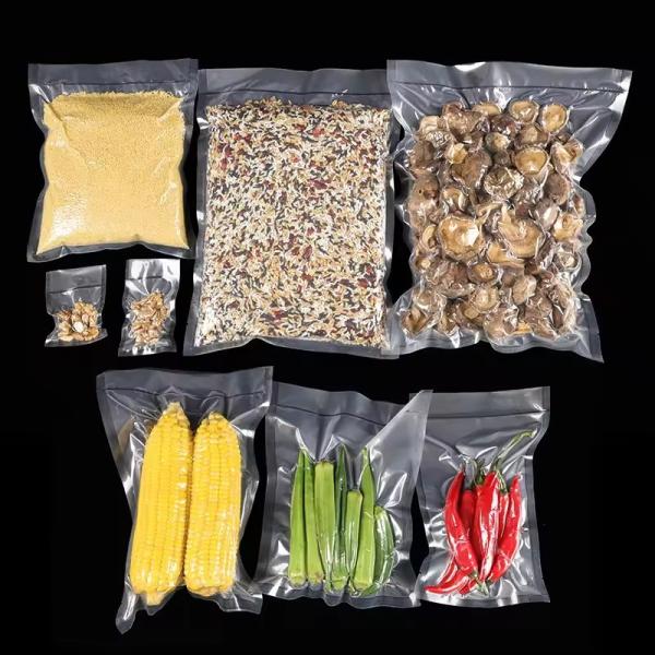 Buy cheap Transparent Vacuum Food Packaging Embossed Nylon Fresh-Keeping Packaging Bag Food And Fruit Gravure Printing Surface from wholesalers