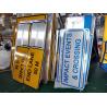 Buy cheap Weatherproof UV Protected Custom Road Closed Detour Thru Traffic Reflective Metal Safety Signs from wholesalers