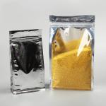 Food grade flat bottom plastic 8 side Food vacuum sealed translucent clear