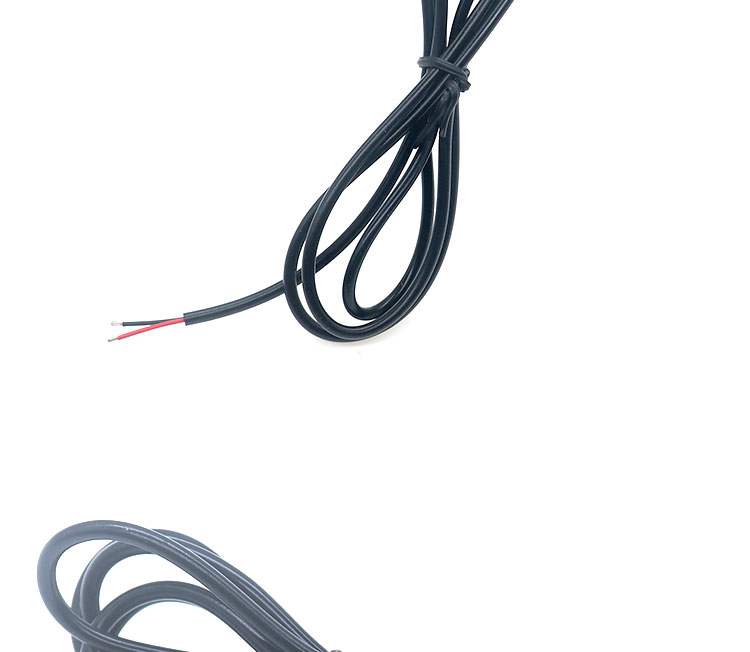 High Quality 5V USB 2.0 A Male to Open Stripped Bare 2pin Wires End Pigtail Cable for LED Light Strip Lamp
