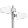 Buy cheap White 12dBi 4G LTE Omni Log Periodic Broadband LPDA Antenna for 1710-2700MHz Outdoor from wholesalers
