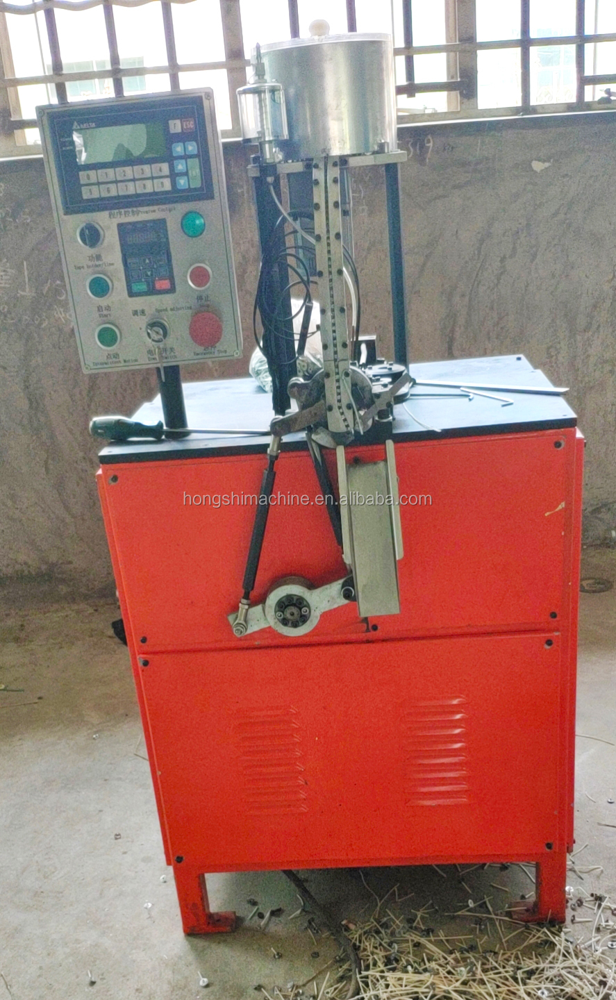 Automatic Textile Processing Machine Pneumatic Cutting Wax Tealight Candle Cotton Wick