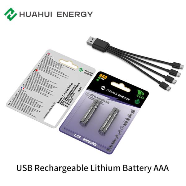 Buy cheap Micro USB Charging Li Ion Battery NSC AAA 01 1.5V 400mAh Rechargeable from wholesalers