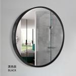 Hanging Gold LED Backlit Living Room Wall Mirror Customize Decoration