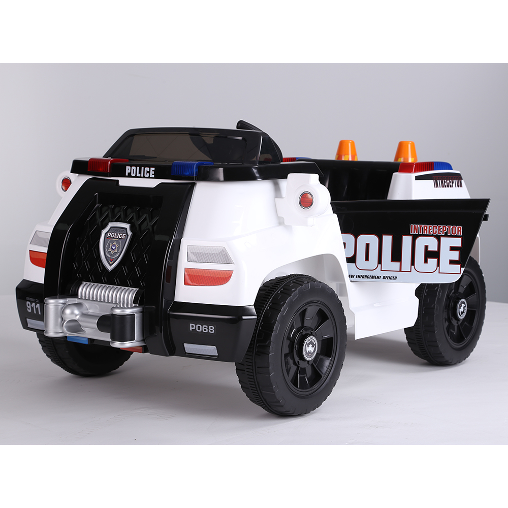 Directly Supply Children Toy Ride On Car 2 Seater 6V 12V Electric Police Car for Kids