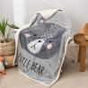 Buy cheap 127*152cm Microfiber Warm Fleece Blankets For Winter 180gsm Lightweight from wholesalers