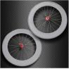 Buy cheap 2014 popular High quality 700 carbon 88mm tubular wheelset 23mm width for road bicycle from wholesalers