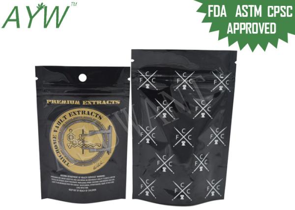 Buy cheap Food Grade Mylar Foil k Stand Up Pouches Smell Proof 3.9"X5.9" from wholesalers