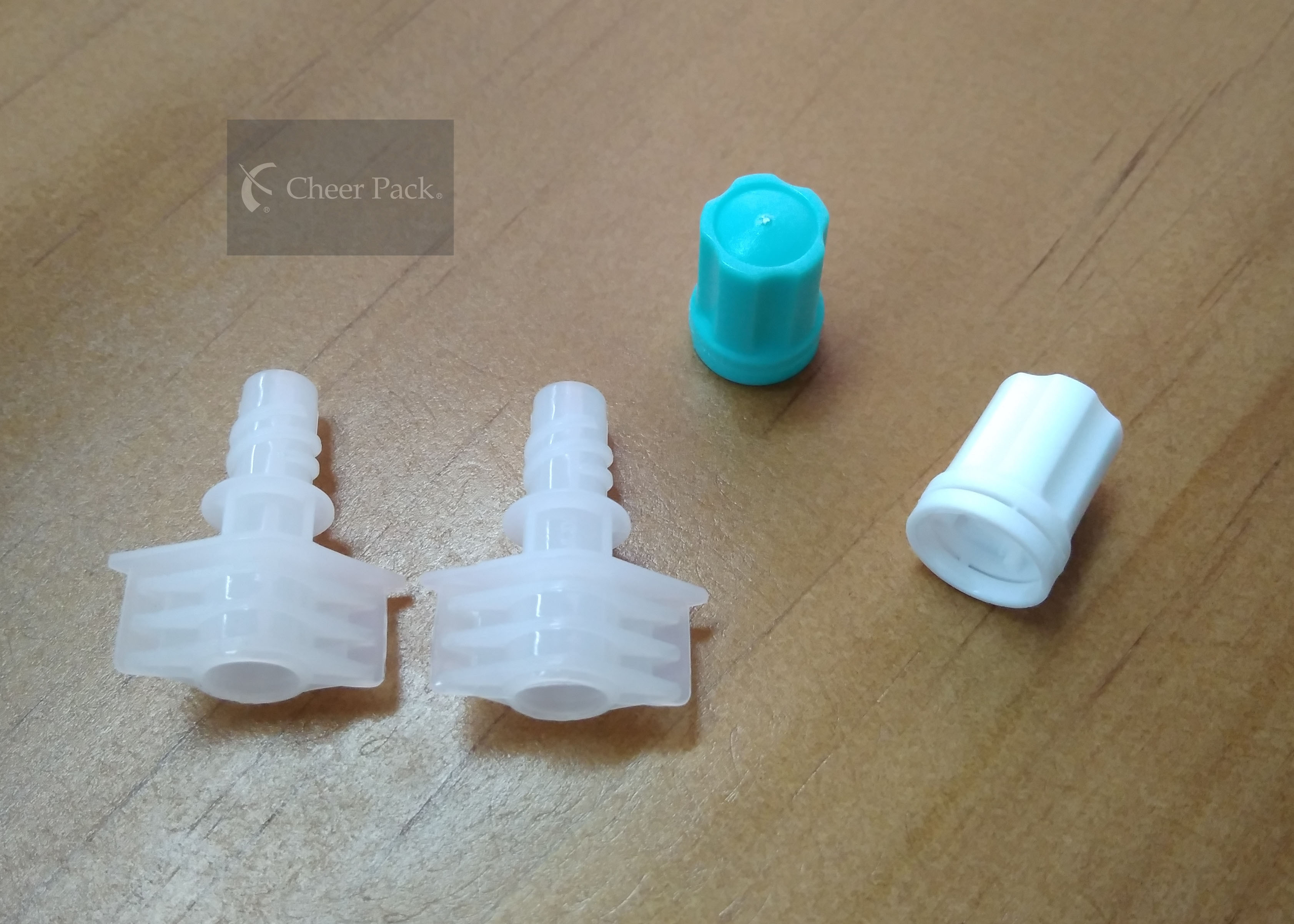 Food Grade Plastic Spout Cap For Stand Up Pouch , 5 Millimeter Inner Size