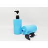Buy cheap 500ml Blue PET Plastic Shampoo Shower Gel Bottle With Lotion Pump from wholesalers