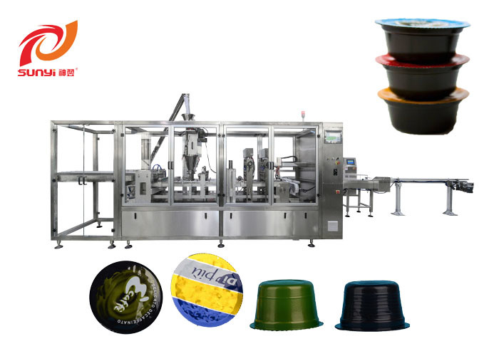 Pneumatic 6000pcs/H Lavazza Filling Sealing Machine