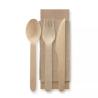 Buy cheap Individual Package Wooden Forks Spoon Knife And Napkin Disposable Wooden Cutlery Set from wholesalers