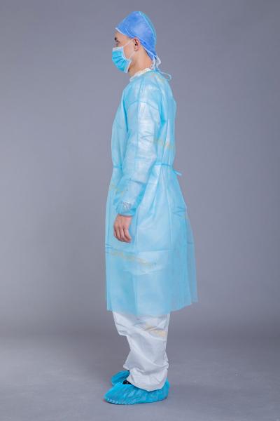 Buy cheap Fluid Resistant Nonwoven Disposable Isolation Gowns from wholesalers