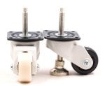 Easy Moving 76mm Light Duty Caster Wheels 800kg Aging Resistance