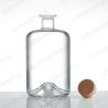 Buy cheap 700ml Brandy Glass Wine Bottle Customized With Rubber Stopper from wholesalers