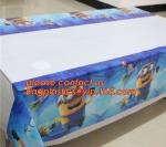 108cm *180cm Cartoon princess disposable tablecloth happy birthday party plastic
