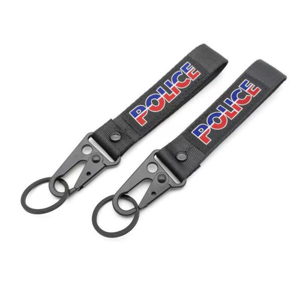 Buy cheap Custom Police Duty Keychain - Heavy-Duty Metal Hook & Bold POLICE Design for Law Enforcement Professionals from wholesalers