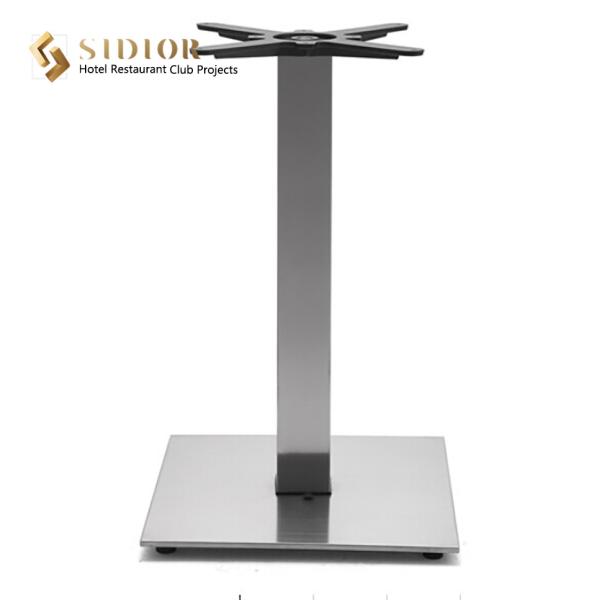 Buy cheap ODM Stainless Steel Metal Pedestal Table Base For Coffee Bar Restaurant from wholesalers