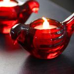glass candle holder