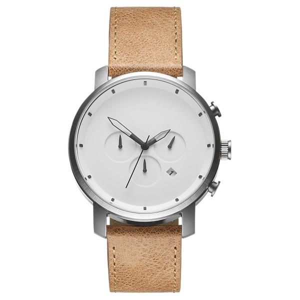 Buy cheap Most minimalist silver brushed case 5 atm water resistant stainless steel watch from wholesalers