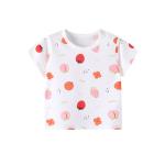 12kg 90cm Girls Printed Half Sleeve Casual Shirts Anti Shrink For Toddler