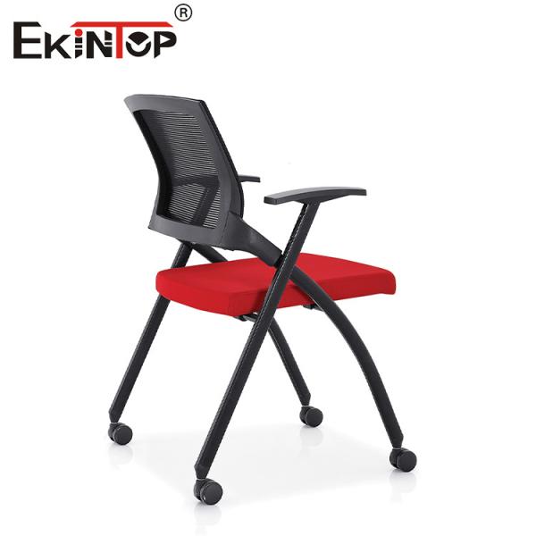 Buy cheap Ergonomic Training Hall Chairs With Fixed Armrest Nylon Base from wholesalers
