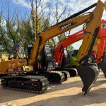 SY135 Excavator Mild Steel Design Second Hand 0-2000 Working Hours Komatsu