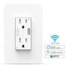 Buy cheap USB Port Wifi Smart Wall Socket , Home Remote Controlled Wall Sockets from wholesalers