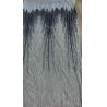 Buy cheap Luminescent White Wedding Lace Fabric Glamorous Glitz With Peacock Tail from wholesalers