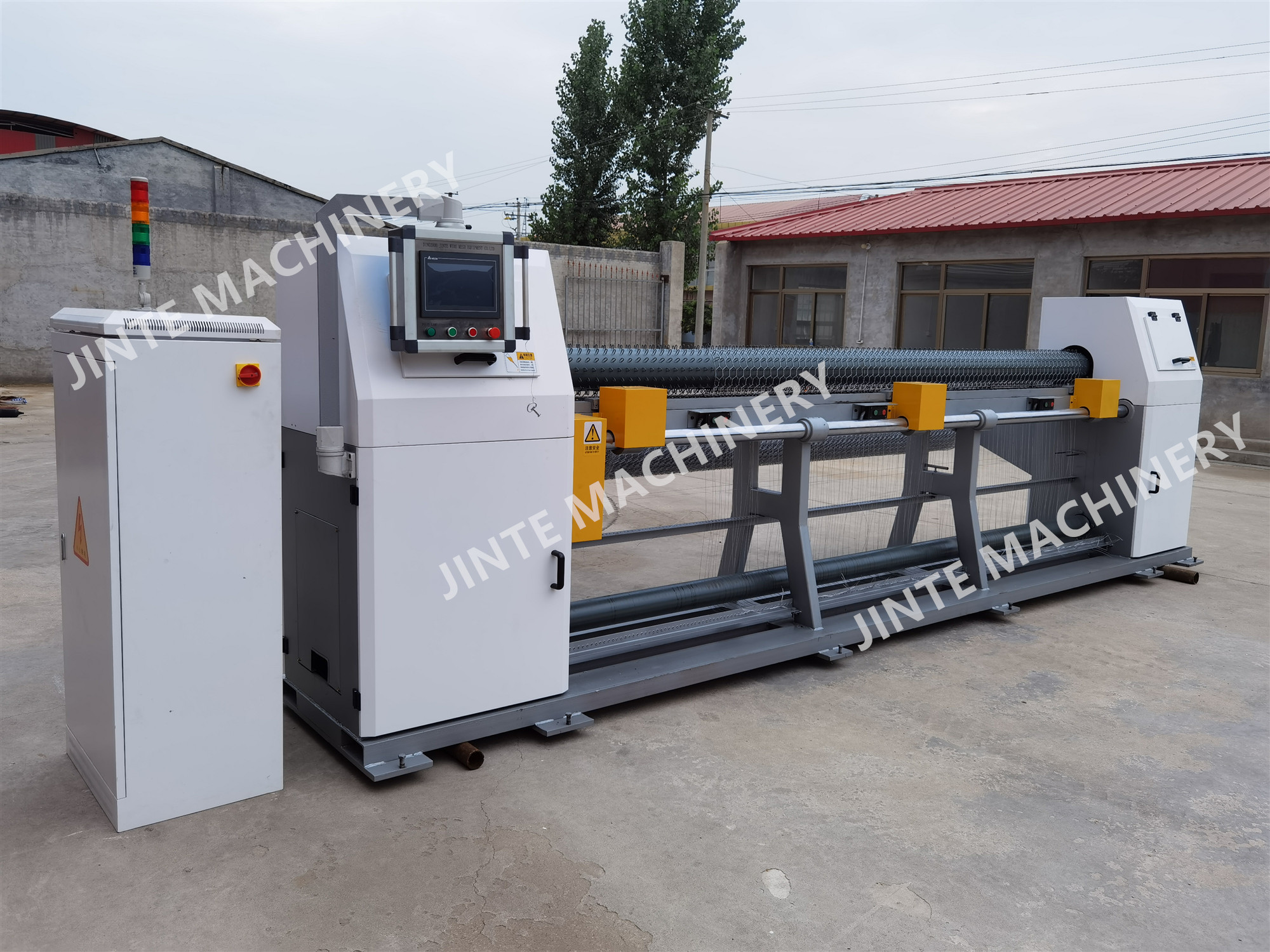 Double Twisted Electricgalvanized CNC Hexagonal Wire Mesh Machine
