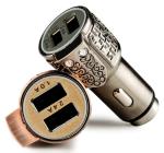 High Speed Safety Hammer Cell Phone Car Charger 3.4A For Tablet And Pad
