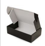 Buy cheap Rectangle Black Cardboard Shipping Box Industrial Cardboard Boxes Multifunctiona from wholesalers