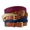 Buy cheap Cotton Leather Knitted Belt 3.2cm Canvas Web Belt Polyester from wholesalers