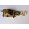 Buy cheap 10KN Erect Line Tower Erection Tools Three Wheels Steel Hoisting Tackle from wholesalers