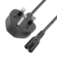 Buy cheap Rohs Electric Power Cable Bs1363 To C7 2.5a 6 Ft 220v Indoor product