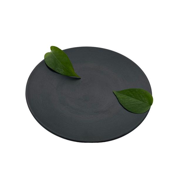 Buy cheap 8'' Hotel Round Melamine Dinnerware Durable Matte Black Salad Plates CE from wholesalers