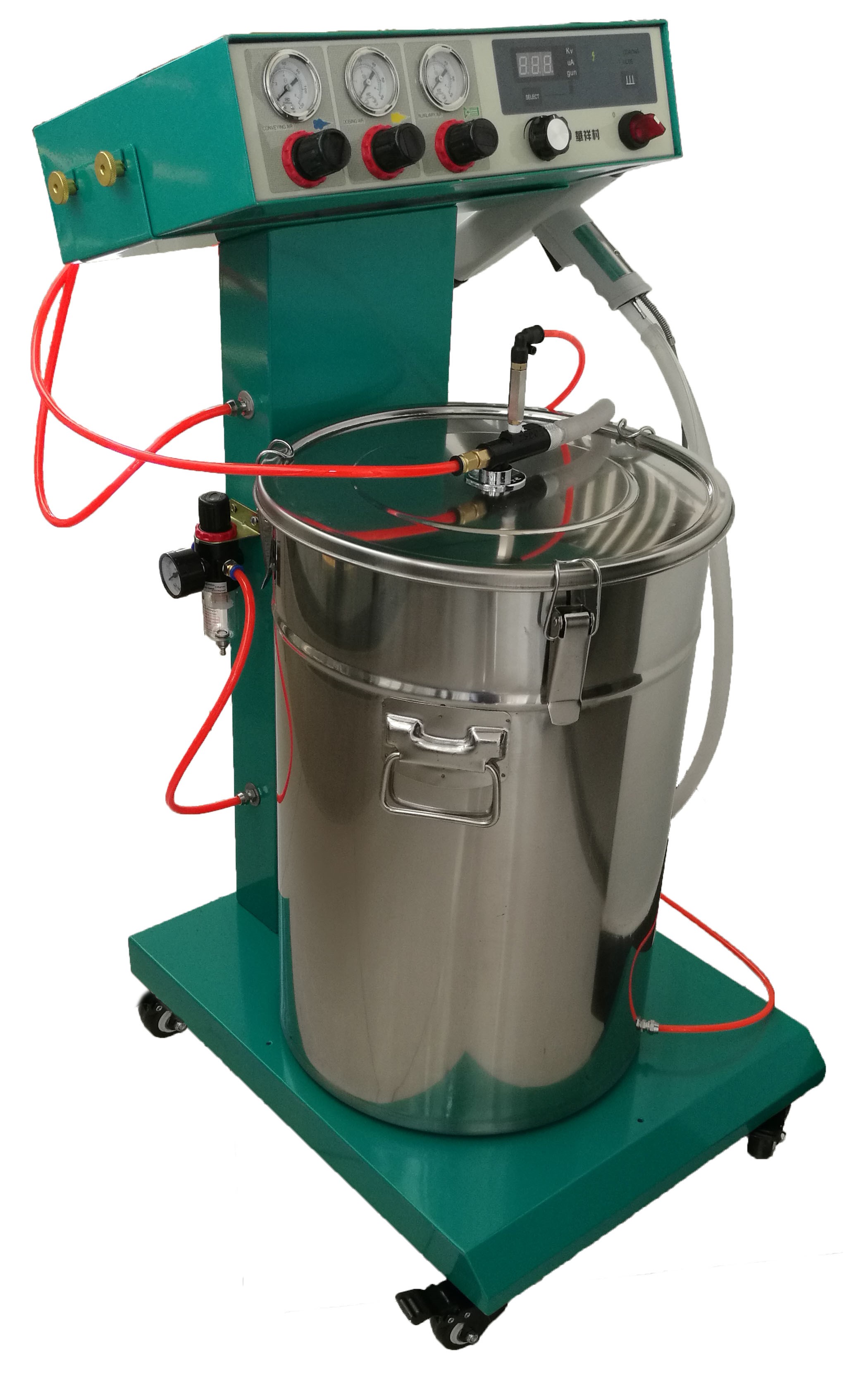 Corrosion Proof Aluminium Powder Coating Machine High Accuracy Erosion Resistant