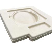 Buy cheap Compostable Bamboo Paper Tray Shockproof Staticproof For Cat Toy product