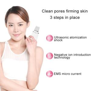 China Multi Function Ultrasonic Facial Cleaner Ultrasonic Peeling Beauty Equipment on sale
