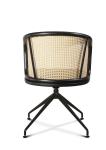 Executive Office Guest Rattan Office Chairs PU Upholstery 70cm Adjustable 10.5