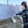 Buy cheap 11.4 M Carbon Fiber Telescopic Pole Can Connect to Water Tap for Solar Panel Cleaning from wholesalers